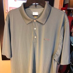 Greg Norman Play Dry Polo shark logo shirt XL